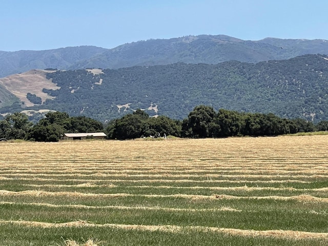 mountain view with a rural view