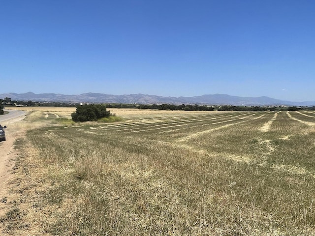 property view of mountains with a rural view