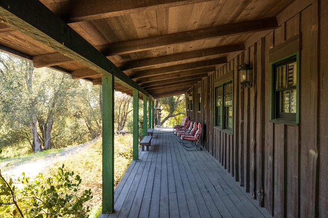 view of deck