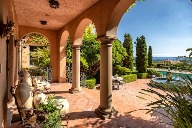 view of patio