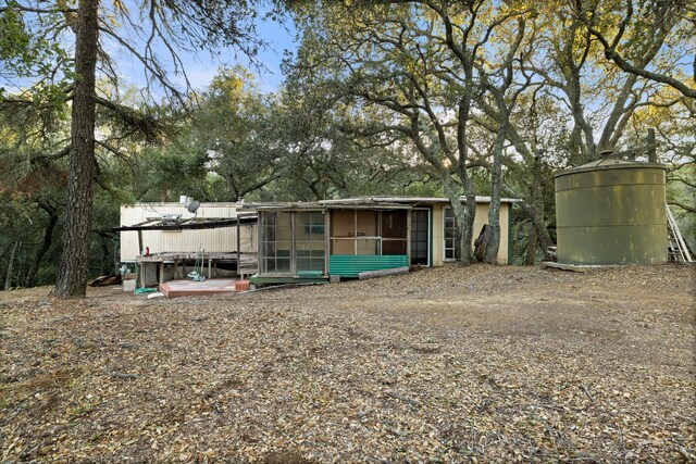 view of back of property