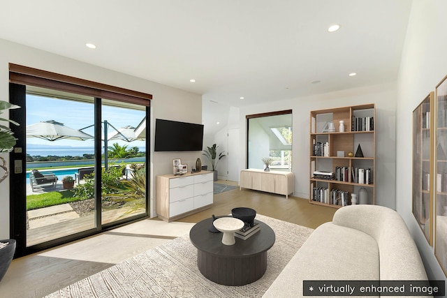 view of living room