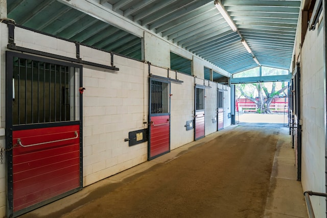 view of stable