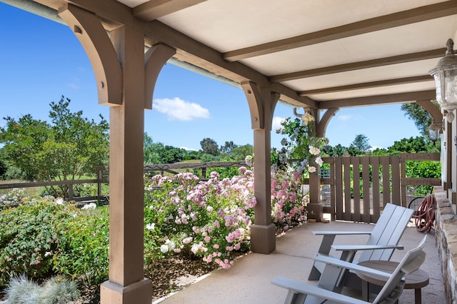 view of patio