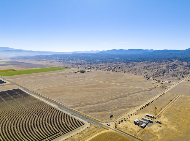 2011 Foothill Rd, New Cuyama, CA 93214 - aerial view of sparsely populated area with mountains