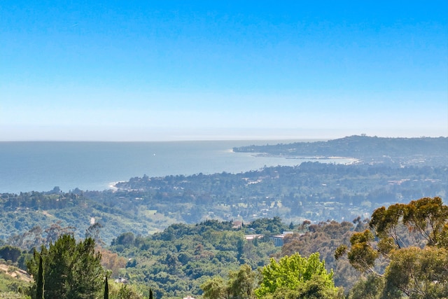 property view of mountains with a water view