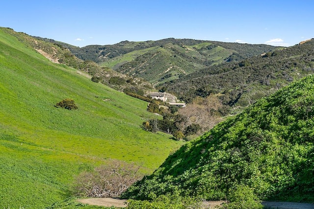 view of mountain feature