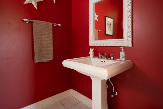 bathroom featuring tile patterned floors