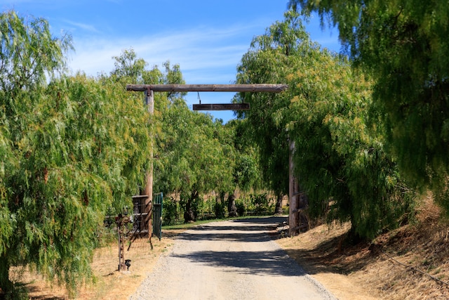 view of road