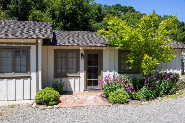 1259 Alamo Pintado Rd, Solvang, CA 93463 - view of front facade with board and batten siding