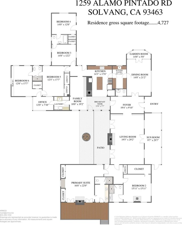 1259 Alamo Pintado Rd, Solvang, CA 93463 - floor plan / room layout