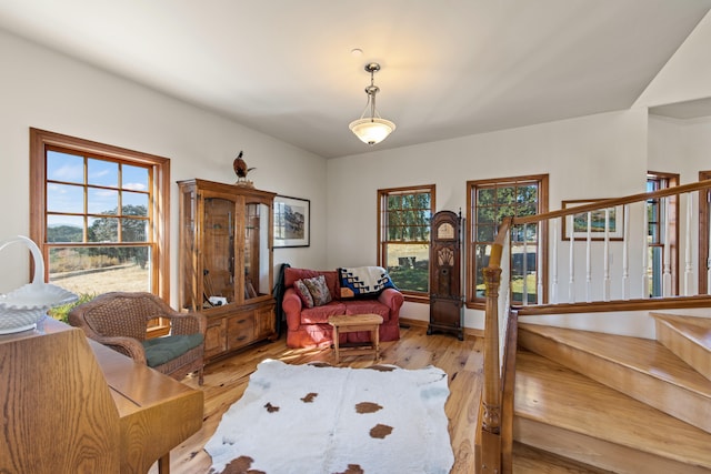 interior space featuring hardwood / wood-style floors