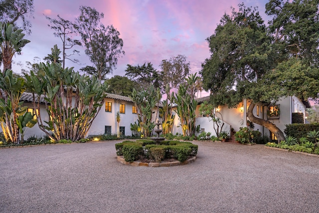 view of mediterranean / spanish house