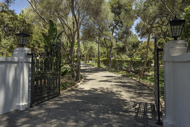 2925 Sycamore Canyon Rd, Montecito, CA 93108 - view of gate with fence