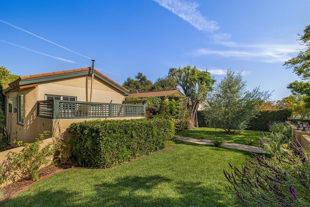 3050 Serena Rd, Santa Barbara, CA 93105 - view of yard featuring a balcony