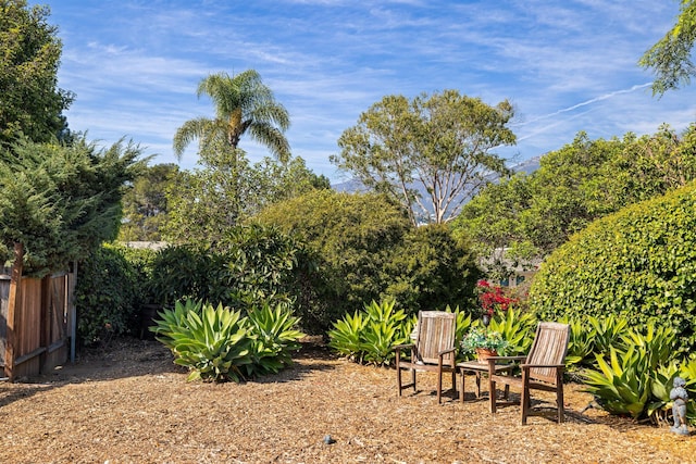 3050 Serena Rd, Santa Barbara, CA 93105 - view of yard with fence