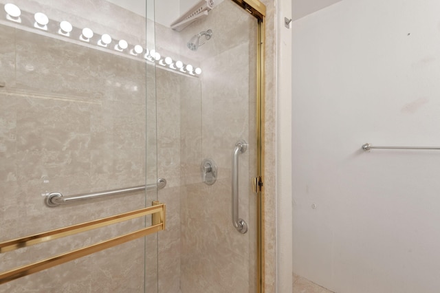 bathroom with walk in shower