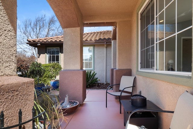 view of patio