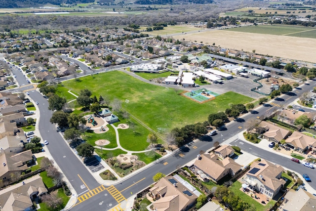 bird's eye view featuring a residential view