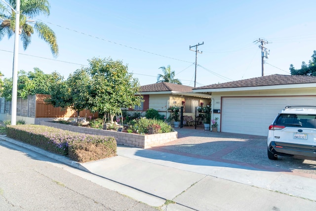 view of ranch-style home