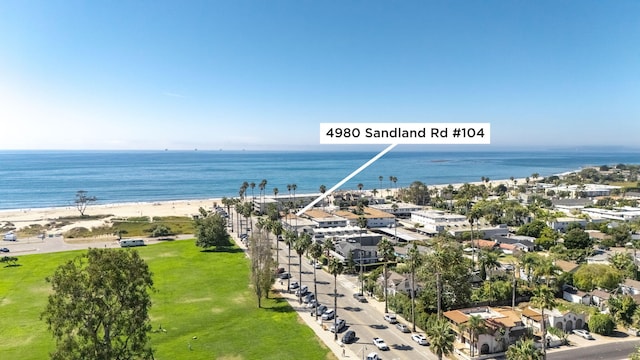 4980 Sandyland Rd Unit 104, Carpinteria, CA 93013 - bird's eye view of expansive beach