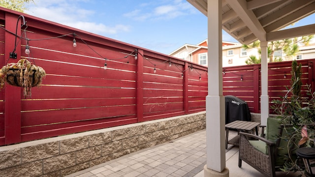 view of patio