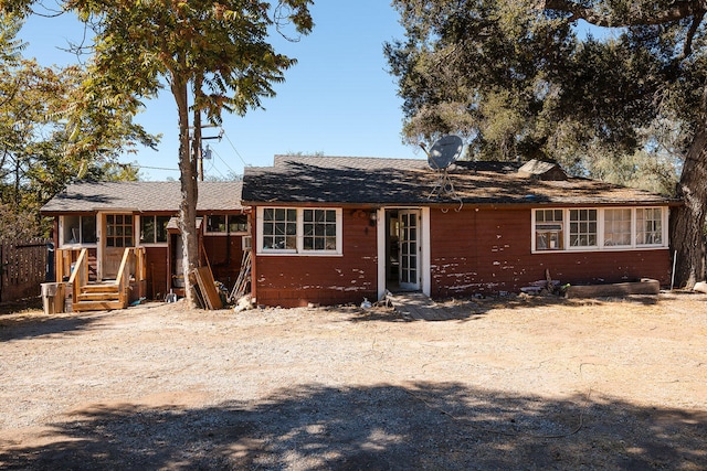 view of ranch-style home