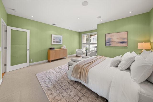 71 Seaview Dr, Santa Barbara, CA 93108 - carpeted bedroom featuring baseboards and recessed lighting