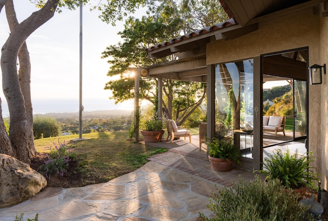 view of patio