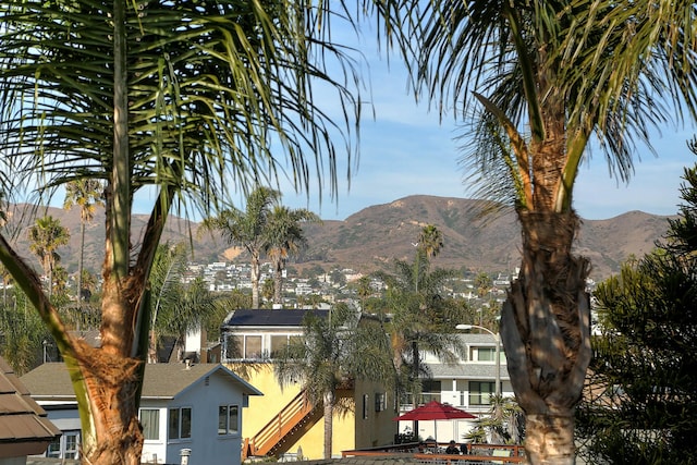 view of mountain feature