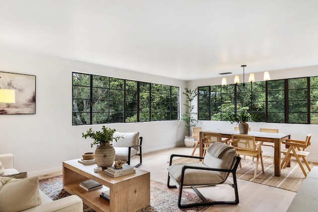 792 Chelham Way, Santa Barbara, CA 93108 - living room with baseboards and light wood-style flooring