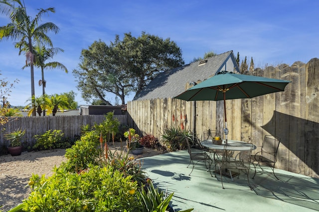 view of patio