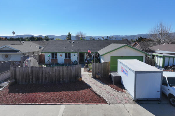 exterior space featuring a mountain view