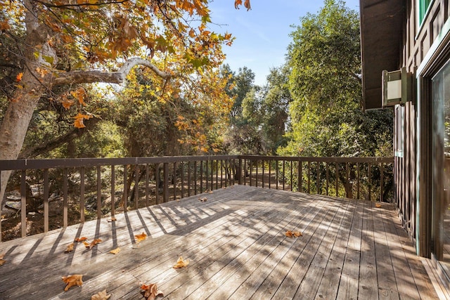 view of deck