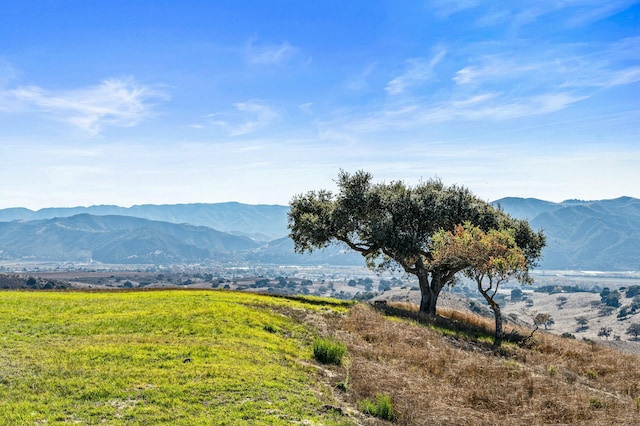 view of mountain feature