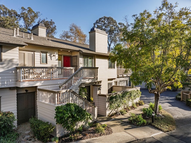 view of front of home