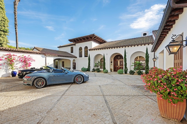 view of mediterranean / spanish home