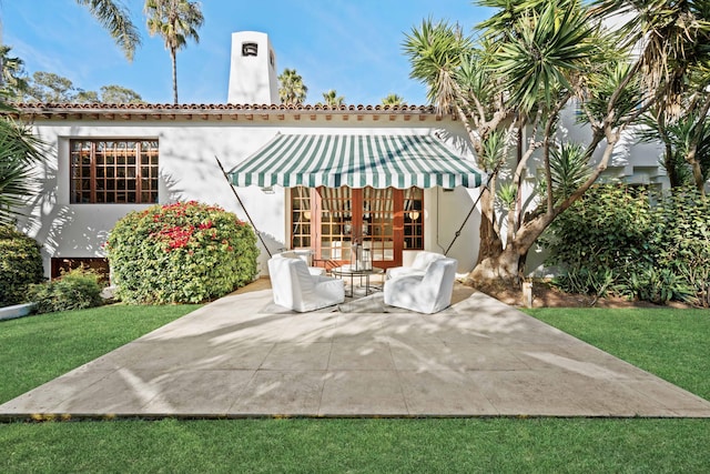 view of patio / terrace with french doors