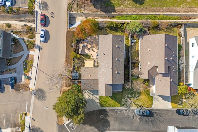 drone / aerial view featuring a residential view