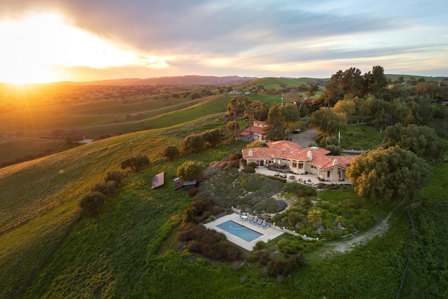 2408 Latigo Dr, Solvang, CA 93463 - view of aerial view at dusk