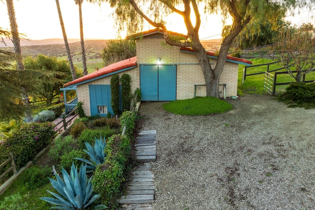 2408 Latigo Dr, Solvang, CA 93463 - view of back house at dusk