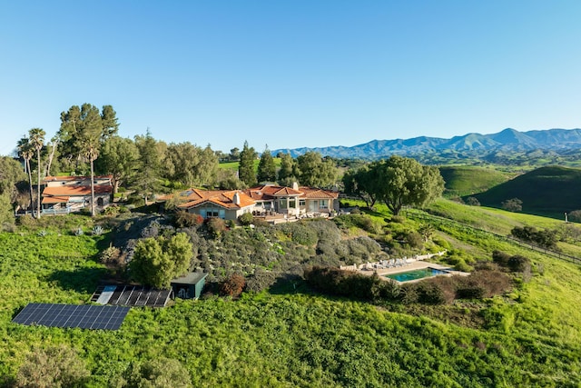 2408 Latigo Dr, Solvang, CA 93463 - bird's eye view with a mountain view