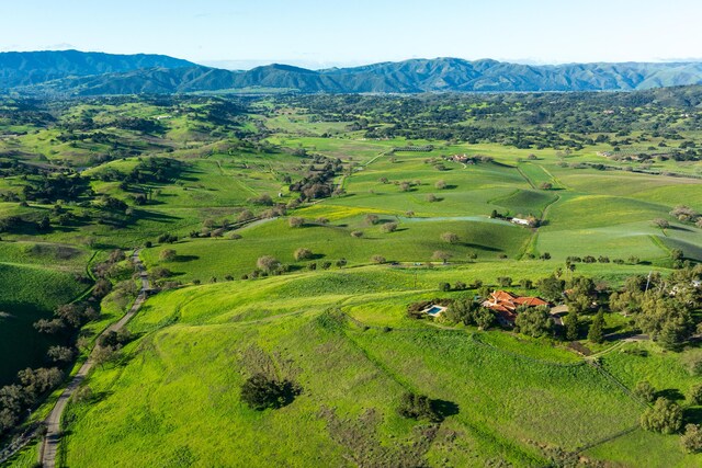 2408 Latigo Dr, Solvang, CA 93463 - aerial view featuring a mountain view
