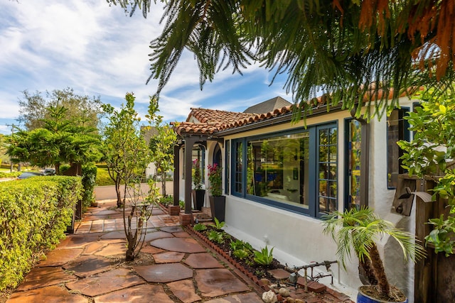 view of patio