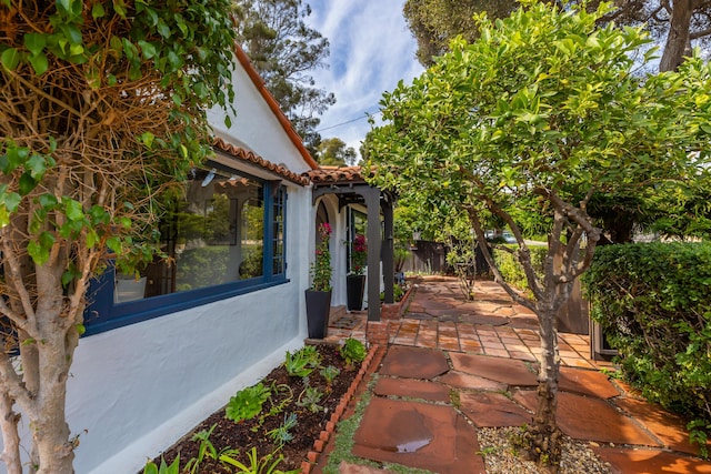 view of patio