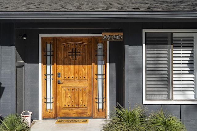 view of property entrance