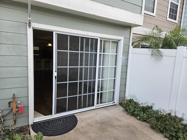 view of entrance to property