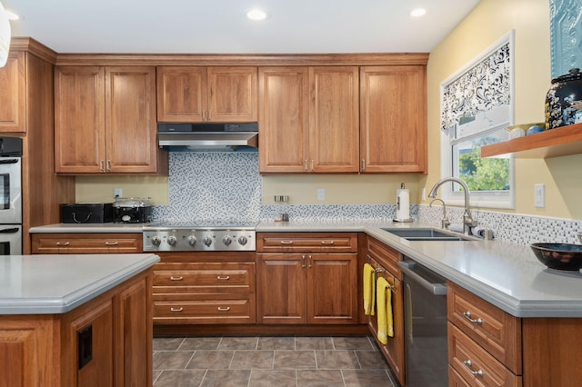 kitchen featuring sink and stainless steel appliances