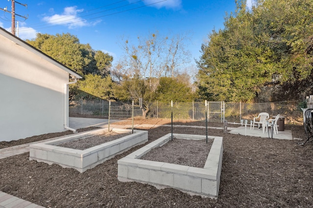 view of yard featuring a patio area