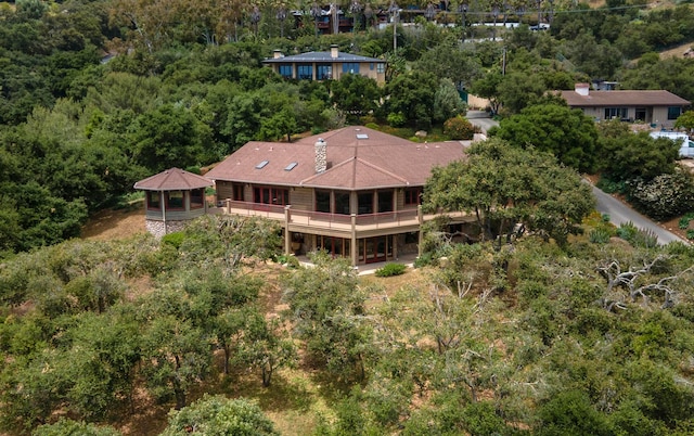 aerial view